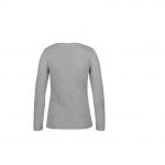 Tee-shirt manches longues gris personnalisé