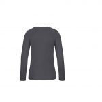 Tee-shirt manches longues gris personnalisé