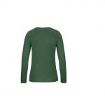 Tee-shirt manches longues vert personnalisé