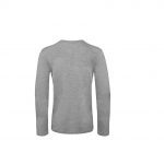 Tee-shirt manches longues gris personnalisé