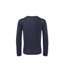 Tee-shirt manches longues bleu personnalisé