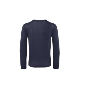 Tee-shirt manches longues bleu personnalisé