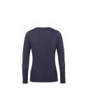 tee-shirt manches longues personnalisé bleu