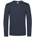 Tee-shirt manches longues bleu personnalisé