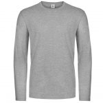 Tee-shirt manches longues gris personnalisé