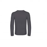 Tee-shirt manches longues gris personnalisé