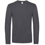 Tee-shirt manches longues gris personnalisé