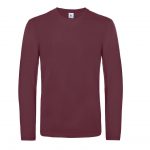 Tee-shirt manches longues rouge personnalisé