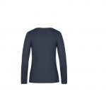 Tee-shirt manches longues bleu personnalisé