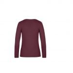Tee-shirt manches longues rouge personnalisé