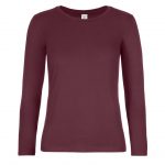Tee-shirt manches longues rouge personnalisé