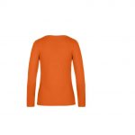 Tee-shirt manches longues orange personnalisé