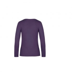 Tee-shirt manches longues violet personnalisé