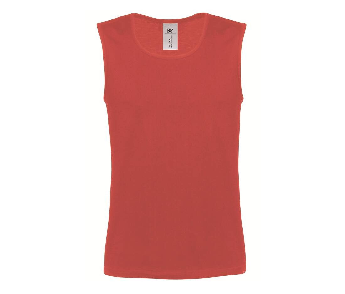 Tee-shirt sans manches corail promotionnel personnalisable publicitaire
