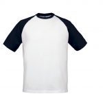 Tee-shirt baseball enfant bleu marine promotionnel personnalisable publicitaire
