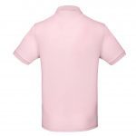 Polo manches courtes mauve personnalisé