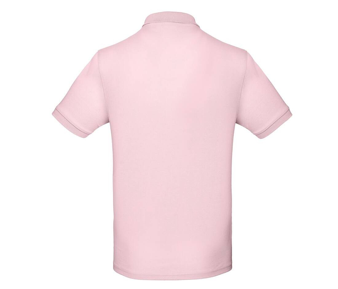 Polo manches courtes mauve personnalisé