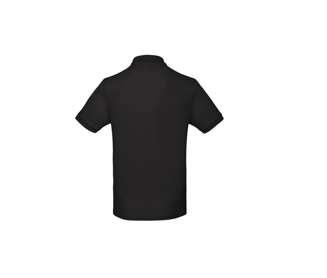 Polo manches courtes noir personnalisé