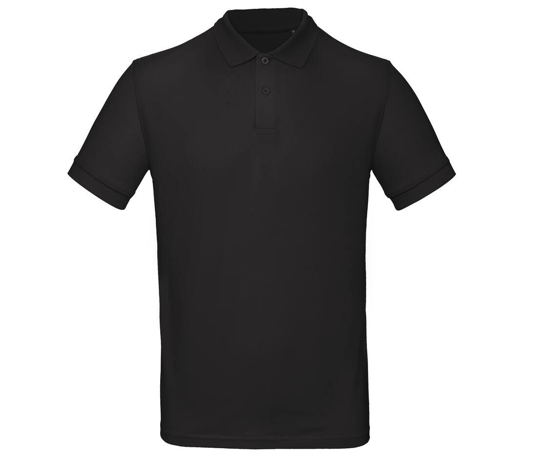 Polo manches courtes noir personnalisé
