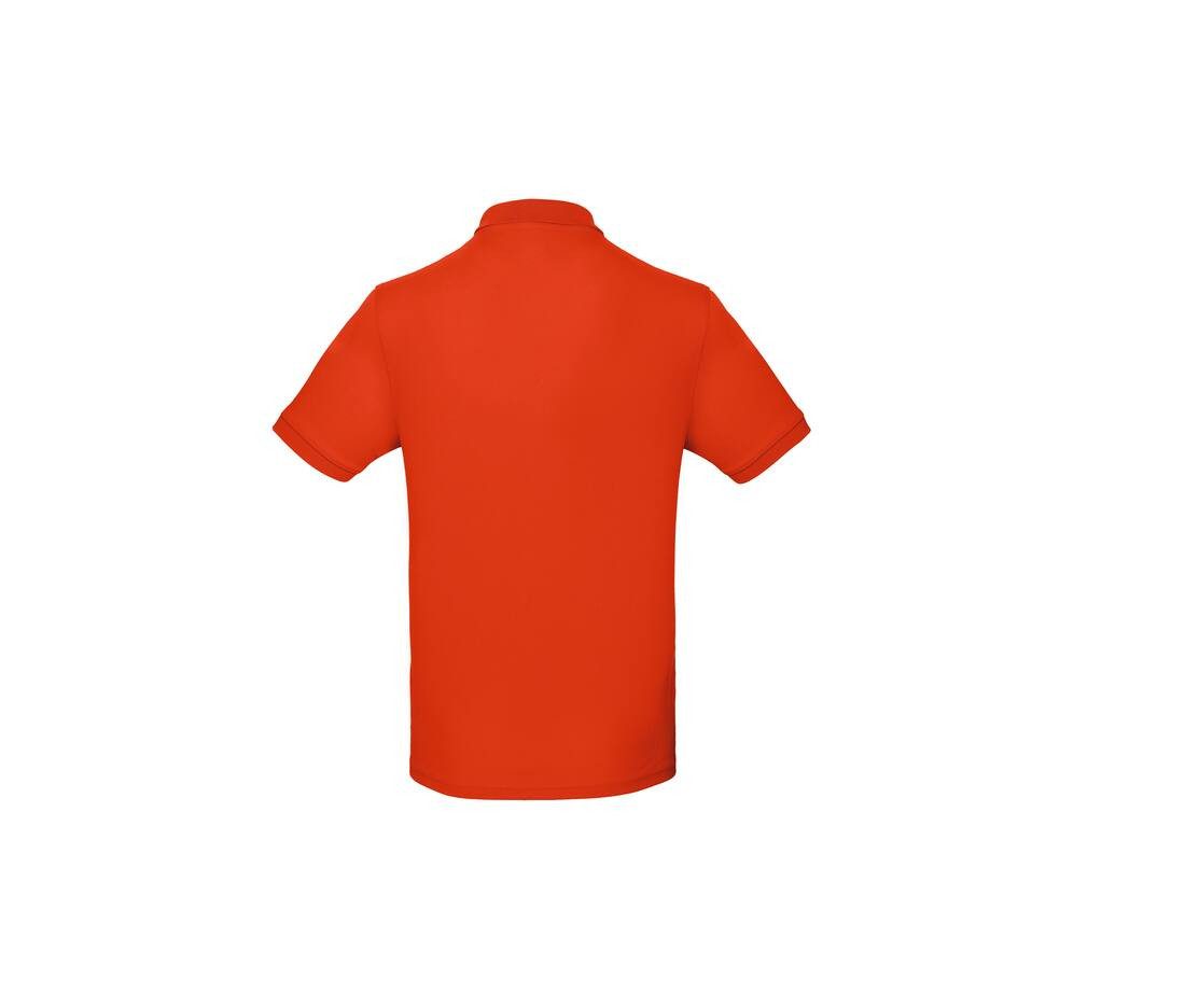 Polo manches courtes orange personnalisé