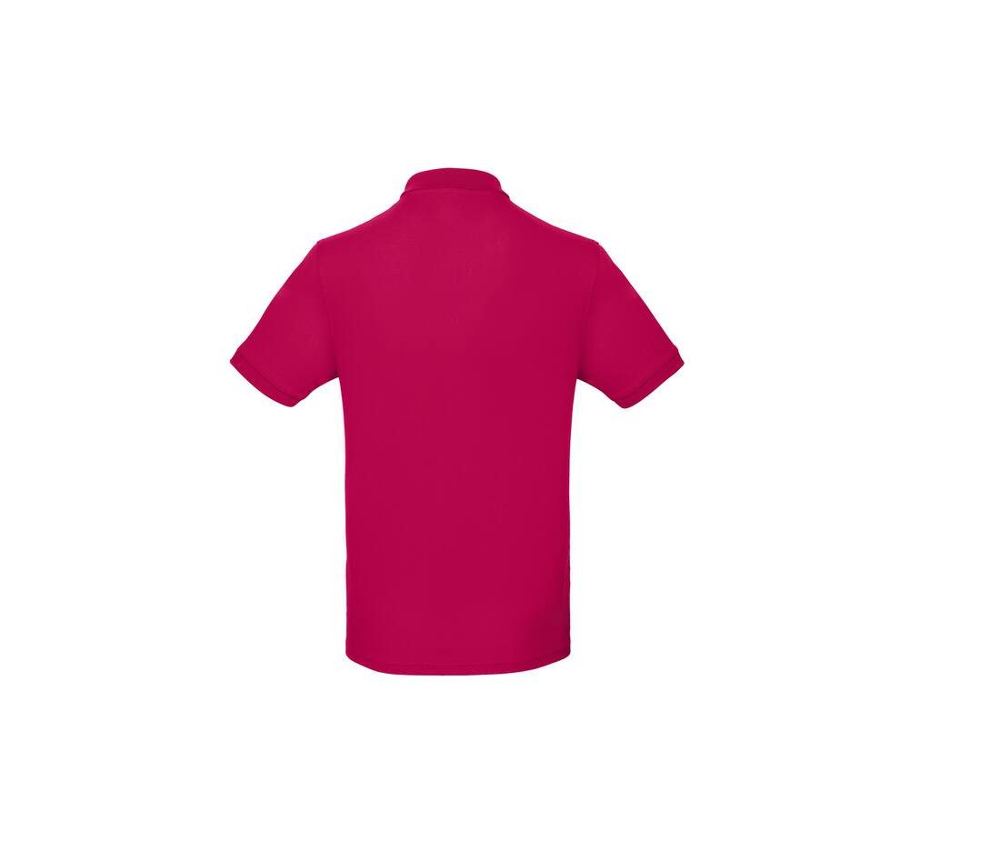 Polo manches courtes rose personnalisé