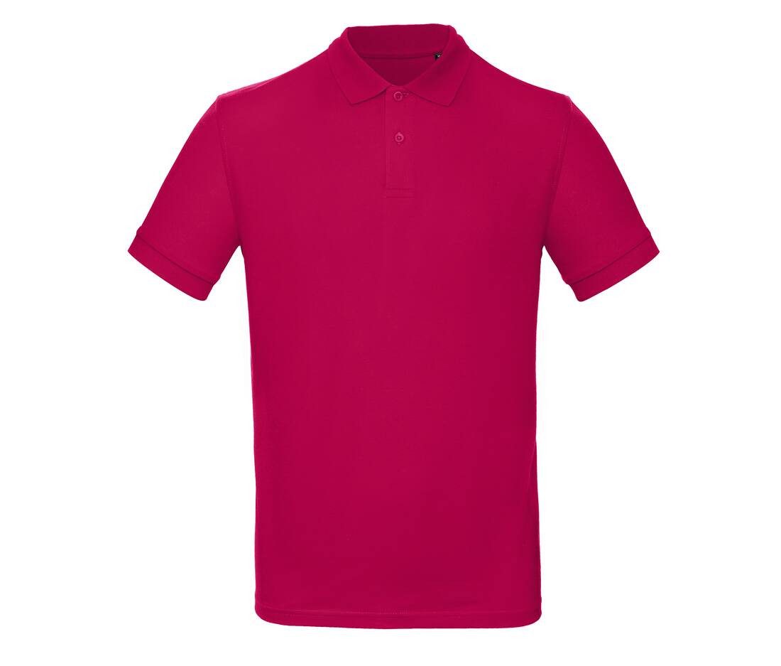 Polo manches courtes rose personnalisé