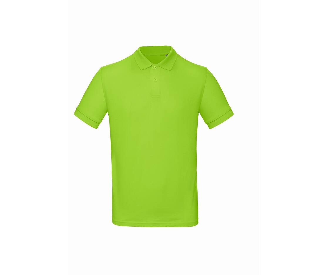Polo manches courtes vert personnalisé