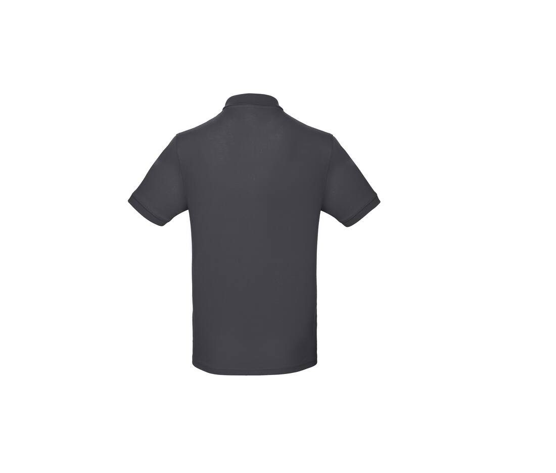 Polo manches courtes gris personnalisé