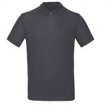 Polo manches courtes gris personnalisé