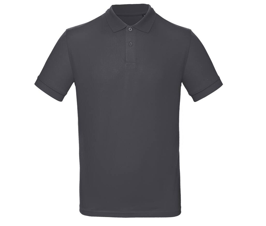 Polo manches courtes gris personnalisé