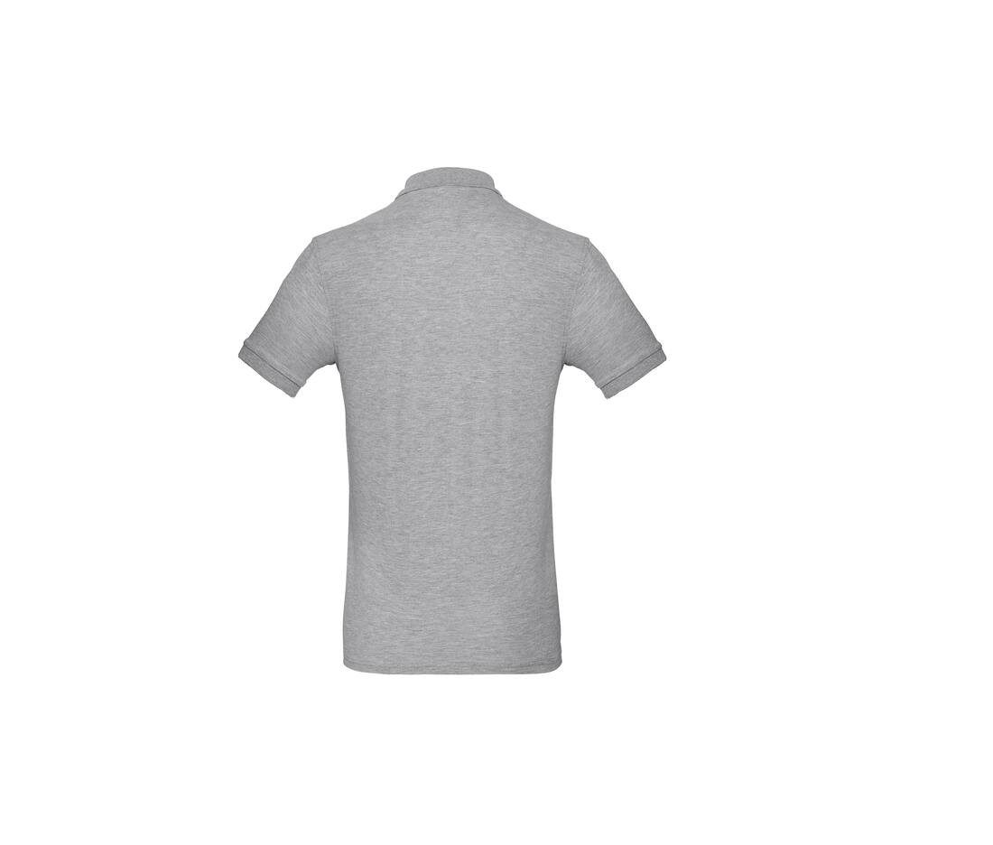 Polo manches courtes gris personnalisé