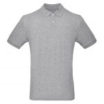 Polo manches courtes gris personnalisé