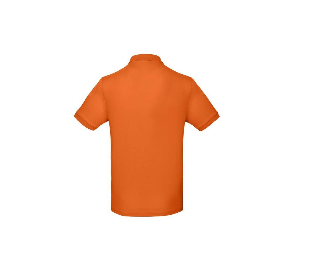 Polo manches courtes orange personnalisé