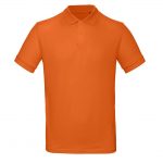 Polo manches courtes orange personnalisé