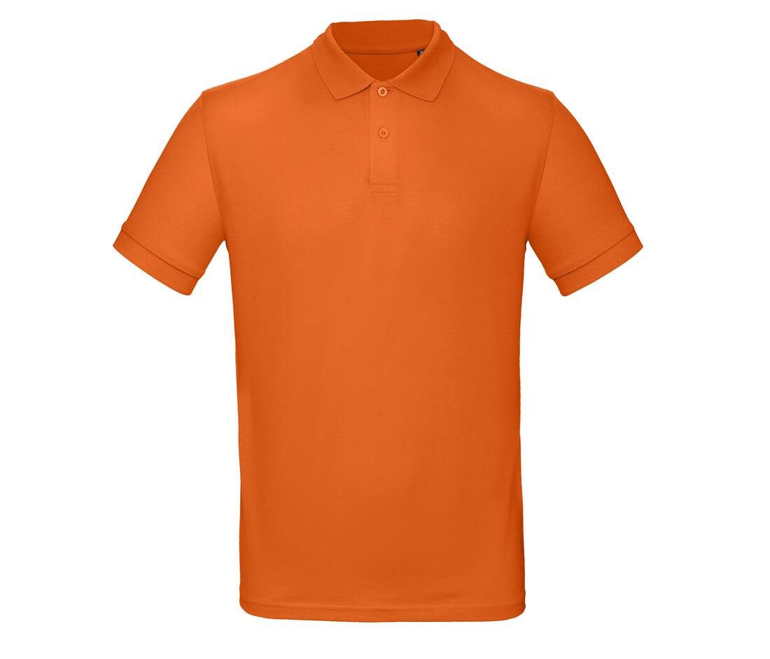 Polo manches courtes orange personnalisé