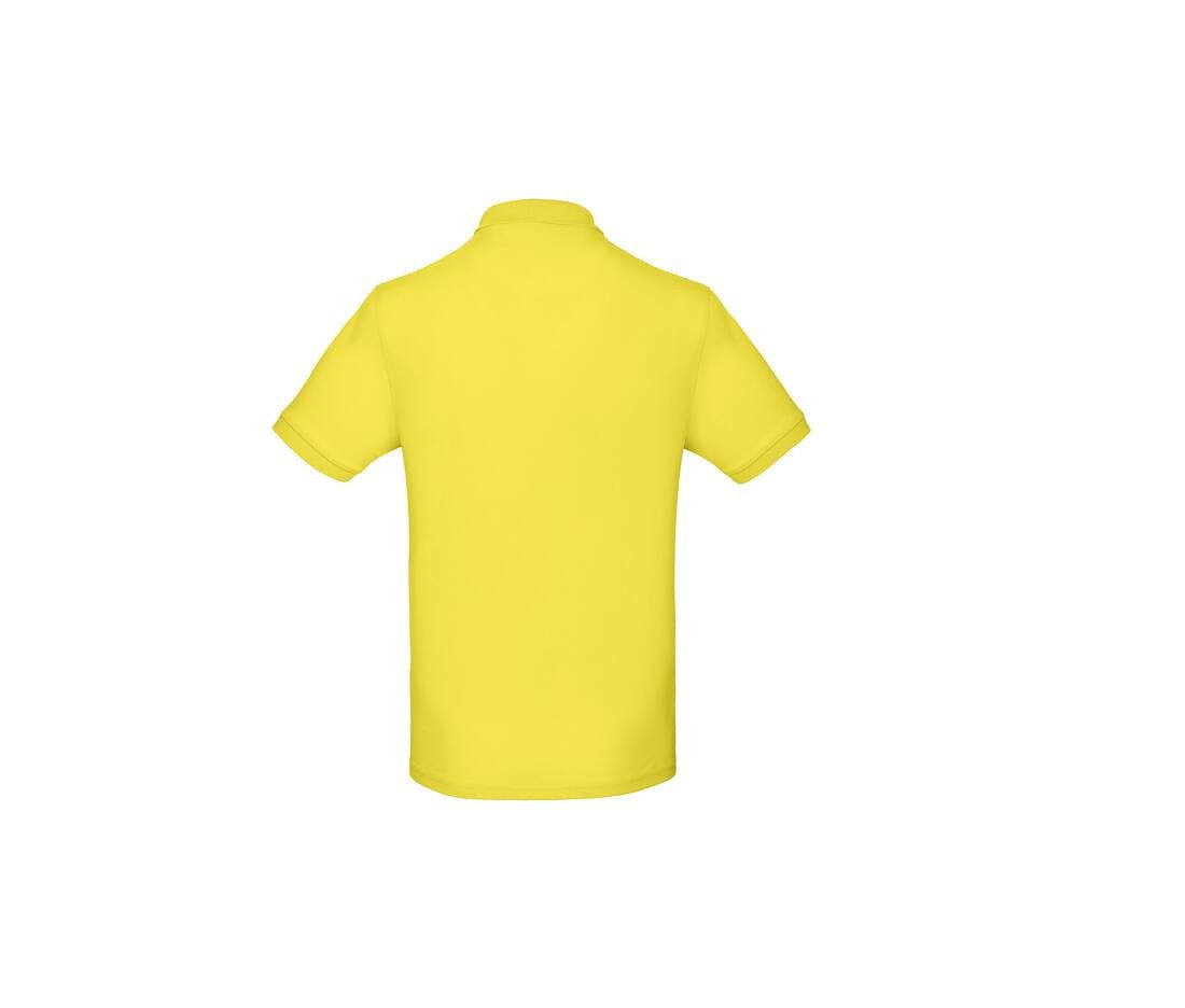 Polo manches courtes jaune personnalisé