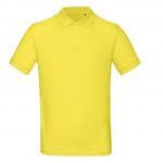 Polo manches courtes jaune personnalisé