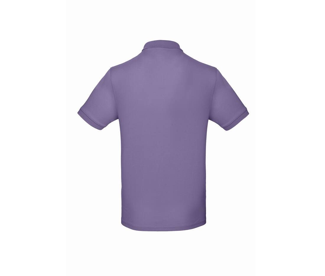 Polo manches courtes violet personnalisé