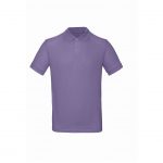 Polo manches courtes violet personnalisé