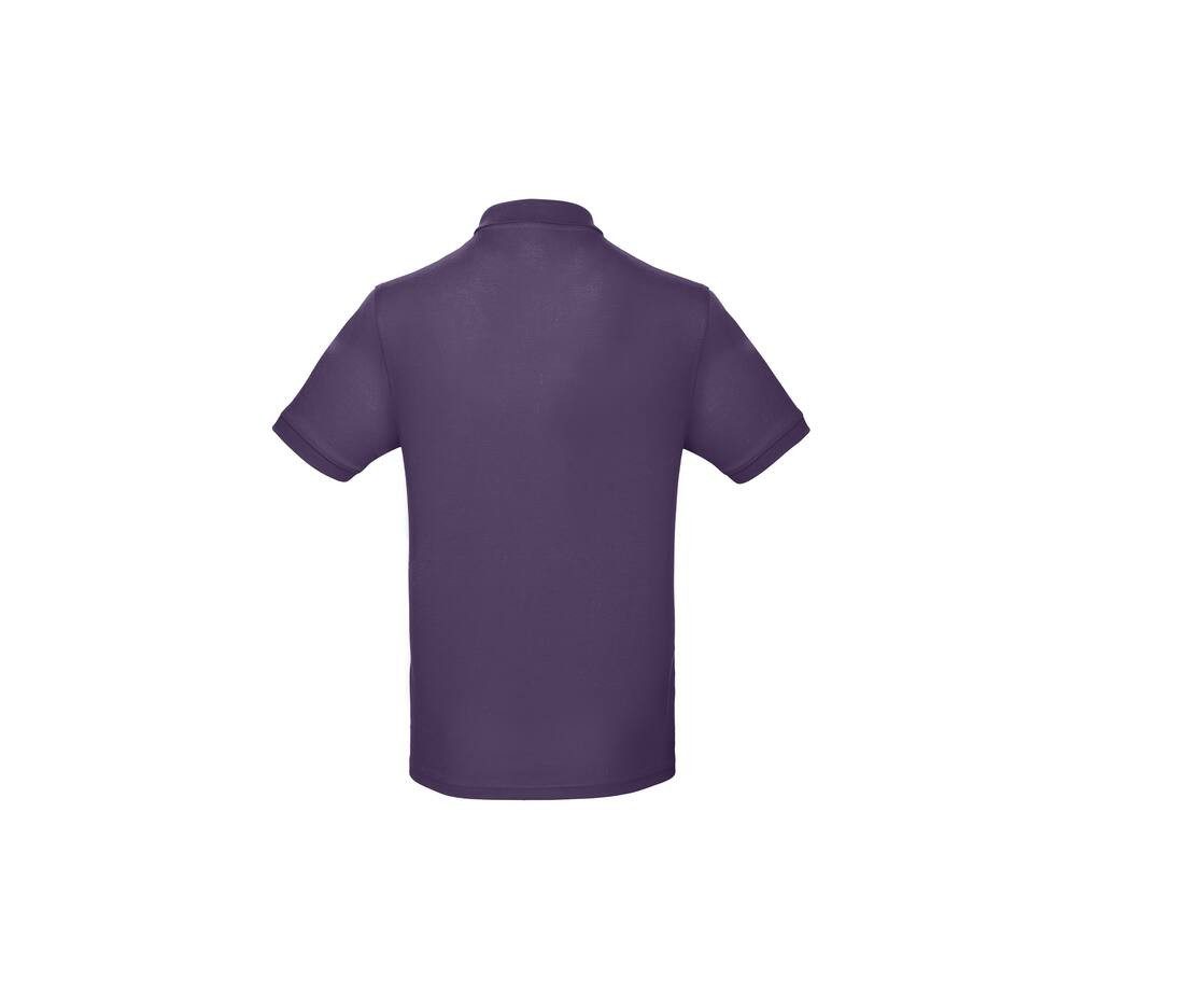 Polo manches courtes violet personnalisé