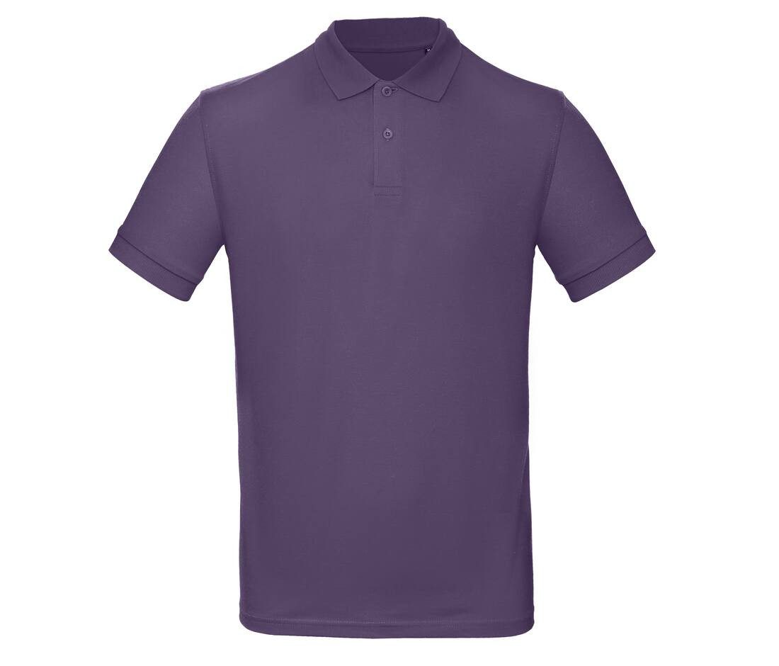 Polo manches courtes violet personnalisé