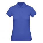 Polo manches courtes bleu personnalisé