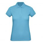 Polo manches courtes bleu personnalisé