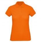 Polo manches courtes orange personnalisé