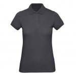 Polo manches courtes gris personnalisé