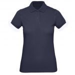 Polo manches courtes bleu personnalisé