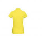 Polo manches courtes jaune personnalisé