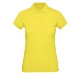 Polo manches courtes jaune personnalisé