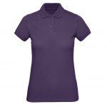 Polo manches courtes violet personnalisé