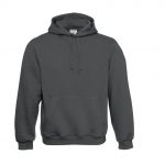 Sweat à capuche gris personnalisé